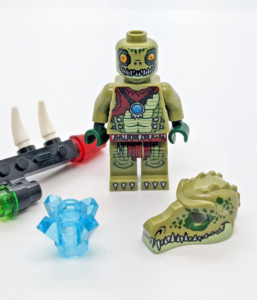 LEGO® Chima Minifigura - Crawley (loc013) 70001 30255 Tribu Cocodrilo Foto 2 de 3
