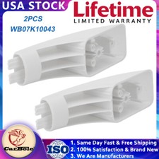 Set of 2 Pcs WB07K10043 for GE Range Stove Oven Door Handle White End Cap 242805