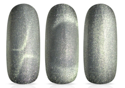 Jolifin LAVENI  Shellac Gellack - Cat-Eye 9D aurora green 12ml #S549