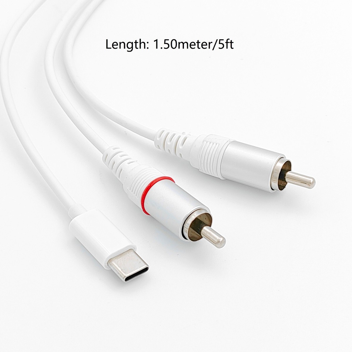 Aux Cable Iphone To Rca Jack 1Pcs RCA Male To Female Jack Audio