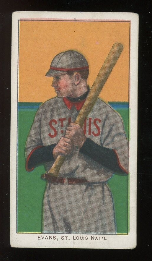 1909-11 T206 Baseball #165 Steve Evans Tolstoi GD-VG