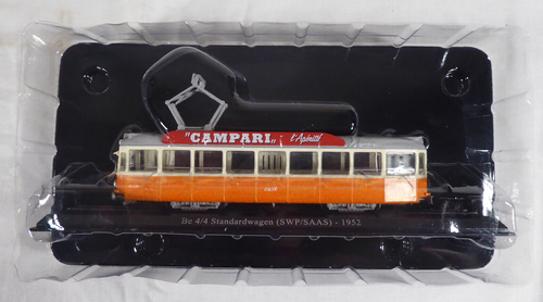 BE 4/4 Nr. 727 Standartwagen, Genf, Straßenbahn Modell 1:87 Atlas Collections - Bild 9 von 9