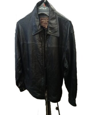 AMERICAN CLASSICS COLEBROOK Men’s XL Leather Bomber Jacket! Vintage