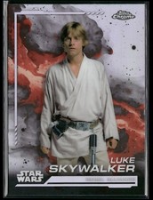 Star Wars Topps Chrome 2024 Card - Silver Refractor - Adult Luke Skywalker 104