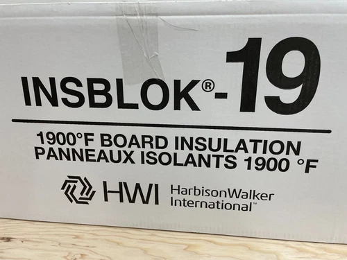 Insblok -19 Mineral wool block insulation. 8 Panels @ 17.75”x12”x2”