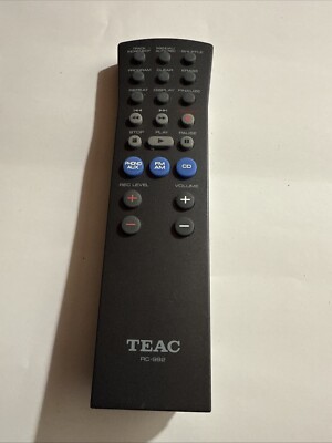 Teac Remote RC-992 Look for your model number in the description.