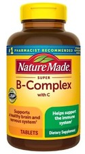 Nature Made Super B-Complex with Vitamin C & ...