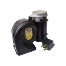 Flosser 11690220 12V Air Horn Loud &  Low Truck Tone 300 Hz 112 Db Made in Italy