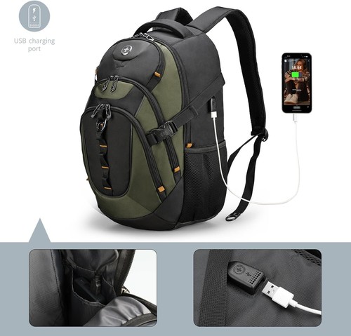 Design Business Laptop Backpack with Smart USB Charging Port, Travel Backpack... - Afbeelding 5 van 10