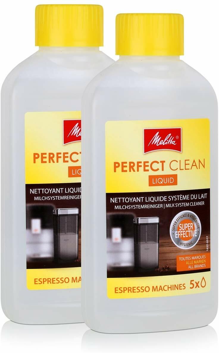2 X MELITTA PERFECT CLEAN COFFEE ESPRESSO MACHINE MILK SYSTEM CLEANER   606206X2