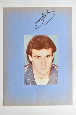 Bruno Bellone - AS Monaco Football Signed A4 Sheet - Original Autograph - - 