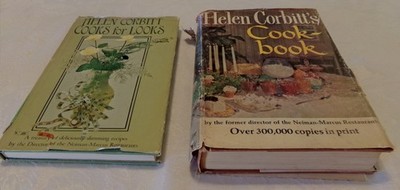 2 Helen Corbitt's Cookbooks - Original 1957 AND Cooks for Looks Autographed