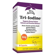 Terry Naturally Tri-Iodine 3 mg 90 Caps , Clearance BEST BY 09/2026