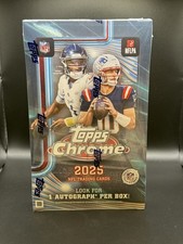 2025 Topps Chrome Football Hobby Box Sealed Cam Ward Jaxson Dart RC