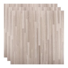 40 Sheet 12x12 Peel and Stick Floor Tiles Waterproof Vinyl Flooring Striated ...
