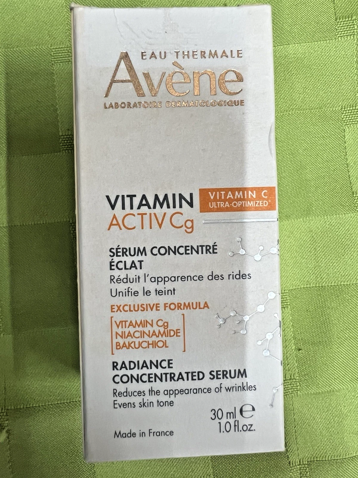 Avene Vitamin Activ Cg - Radiance Concentrated Serum 1 fl oz; 06/2027+ NIB $48