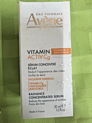 Avene Vitamin Activ Cg - Radiance Concentrated Serum 1 fl oz; 06/2027+ NIB $48