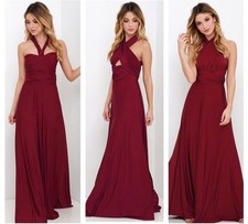 Lulu's Tricks of the Trader Convertible Maxi Dress