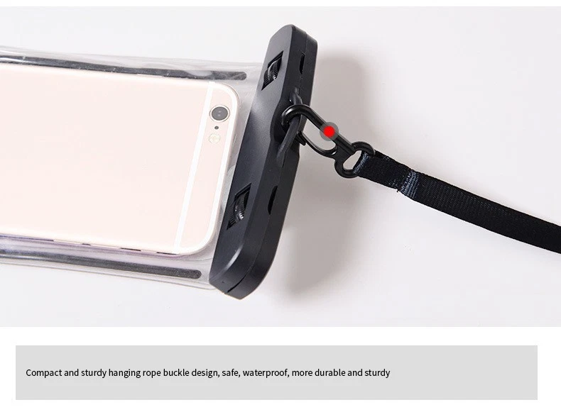 2 Pack Universal Waterproof Phone Pouch | Clear Dry Bag for iPhone Samsung Swim - Image 3 of 4