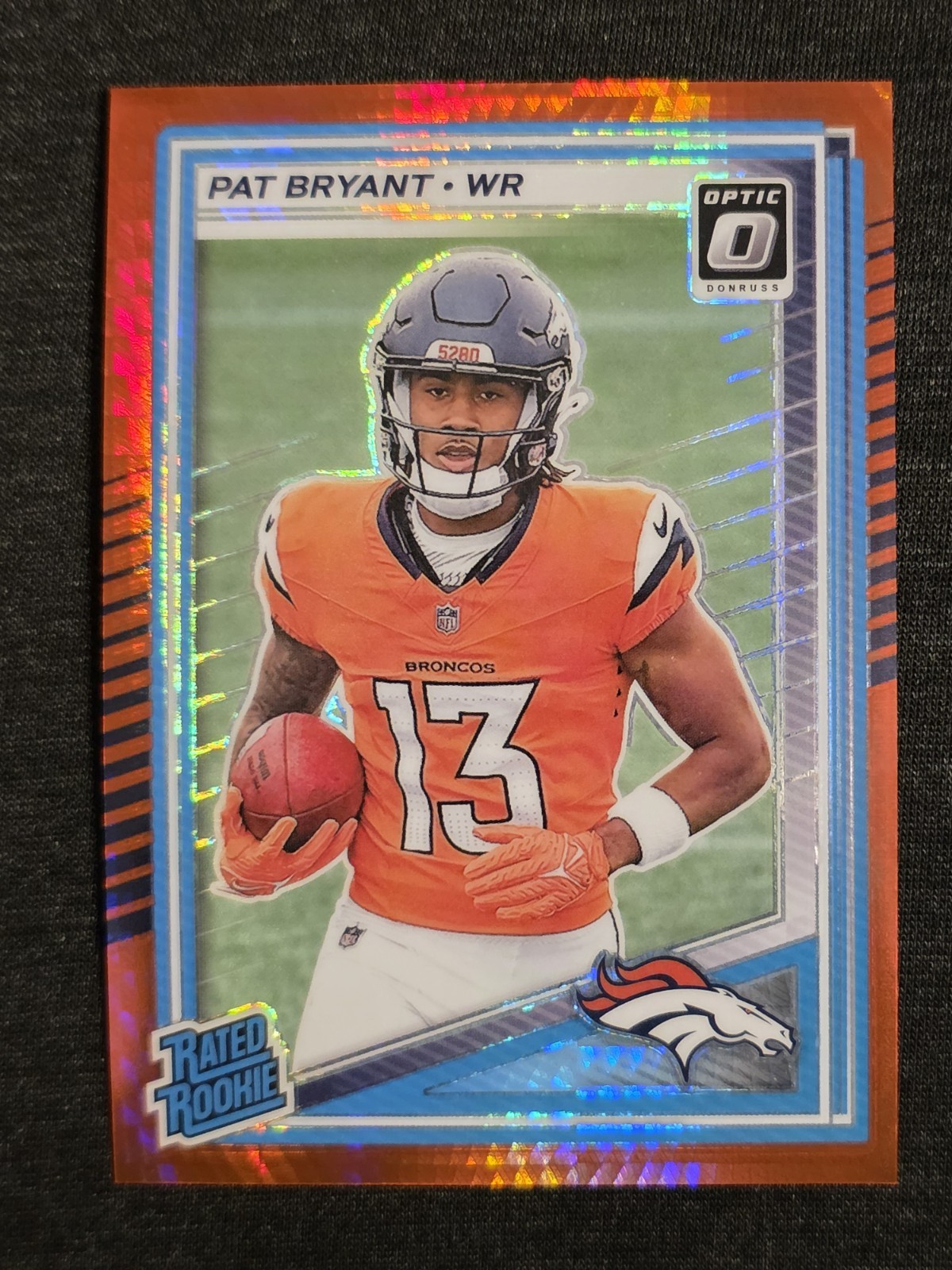 2025 Panini Donruss Optic Pat Bryant #215 Red Hyper Prizm RC