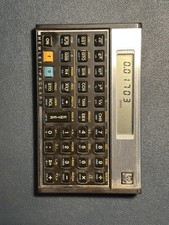 Vintage Hewlett-Packard HP 15C Silver Scientific Calculator W/ Case
