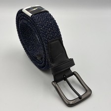 Nike Men's Heather Stretch Woven Golf Belt - Navy/Khaki  NEW 