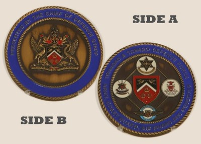 Trinidad & Tobago Defence Force Chief of Defence Staff Challenge Coin 1#7