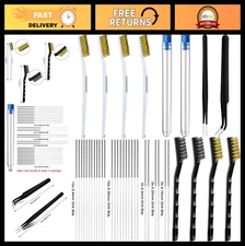 40-Piece 3D Printer Nozzle Cleaning Kit - 28 Cleaners, Copper Brushes, Tweezers