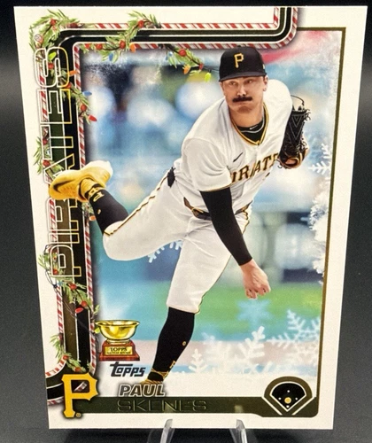 2025 Topps Holiday Paul Skenes #H70 Pittsburgh Pirates MLB Base Card NM/M