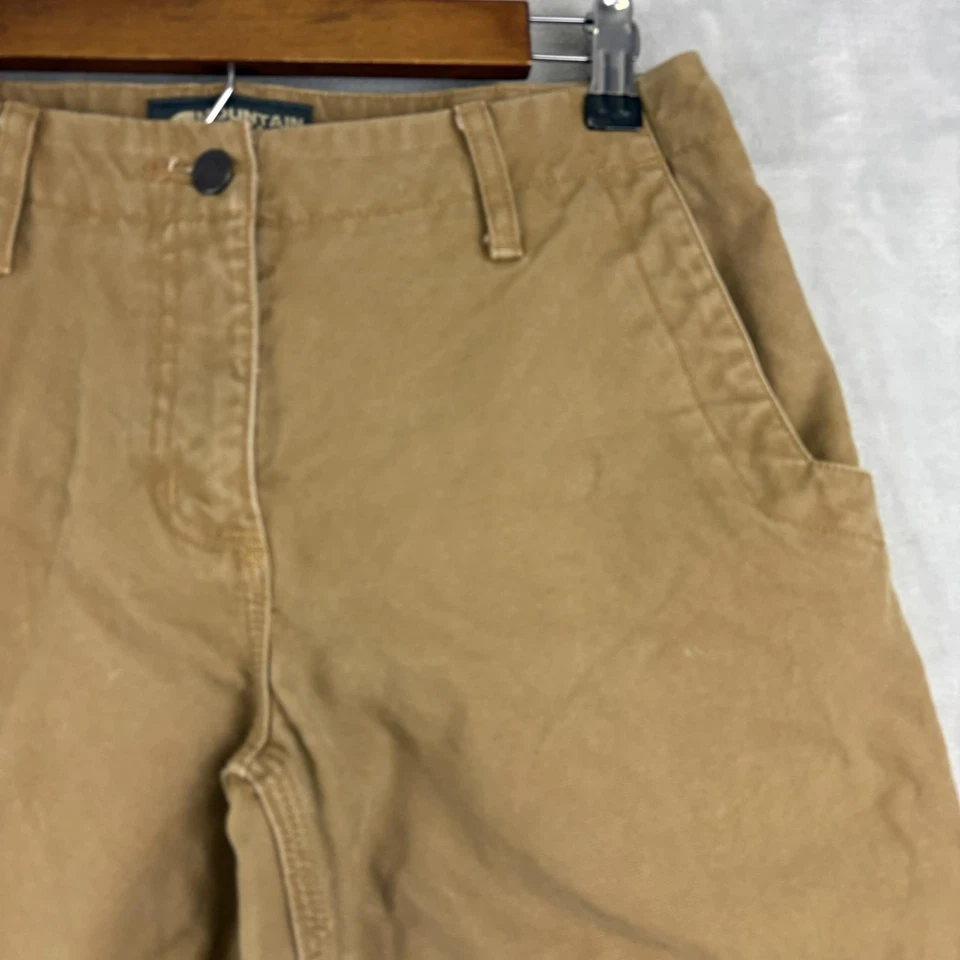 Mountain Khakis Pants Womens 6 Brown Alpine Workwear Double Knee Canvas Cargo - Image 3 of 4