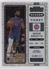 2022-23 Panini Contenders Season Ticket Marvin Bagley III #96 12ps