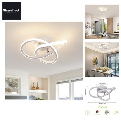 Luxury LED Ceiling Light with 3300 Lumens, 4500K, Modern Design for Your Home