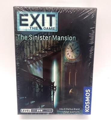 EXIT: The Sinister Mansion, At-Home Escape Room, EXIT: The Game from Kosmos