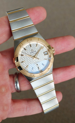 Omega Constellation Co-Axial 38mm Two-Tone   Ref. 123.20.38.21.02.009   Full Kit