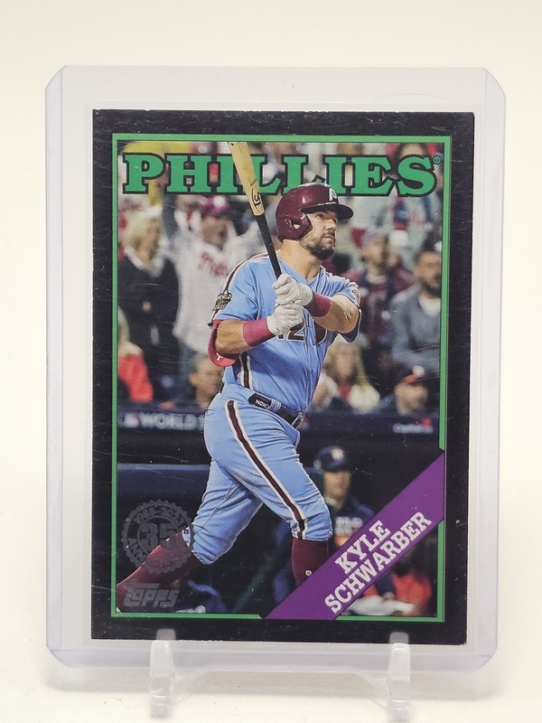KYLE SCHWARBER 2023 TOPPS 1988 #2T88-7 BLACK /299 PHILLIES Q6572