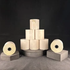 8 Rolls - Alliance 2-Ply Paper Carbonless Receipt Roll 3" x 90' White/Canary POS