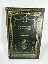 Wooden Faux Book "Gone With The Wind" Secret Hidden Storage Box Latch Safe Lined