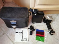 Metz Mecablitz 402 Color Filter, Battery Pack, Charger, Camera Flash  Manual