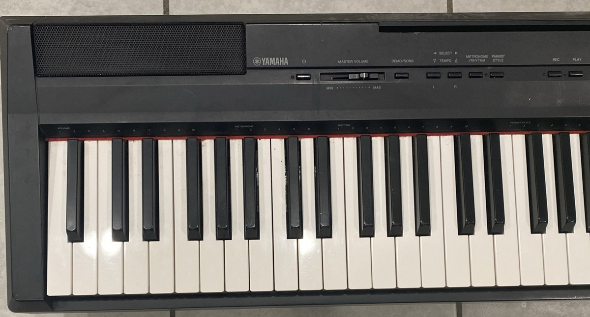 Yamaha P-105 Digital Piano 88-Key, there is a touch that does not