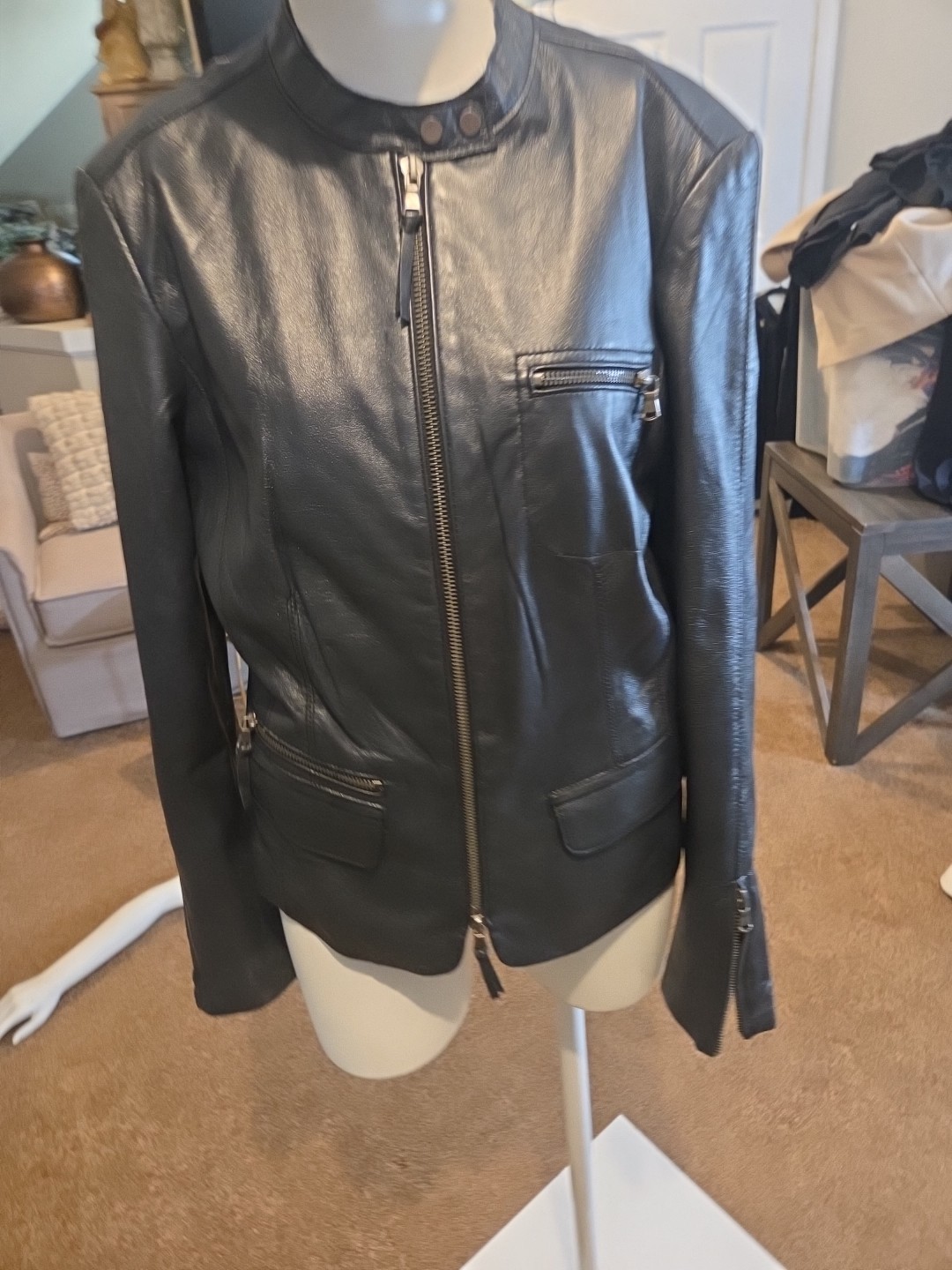 Soft Leather Light Weight Jacket - image 2