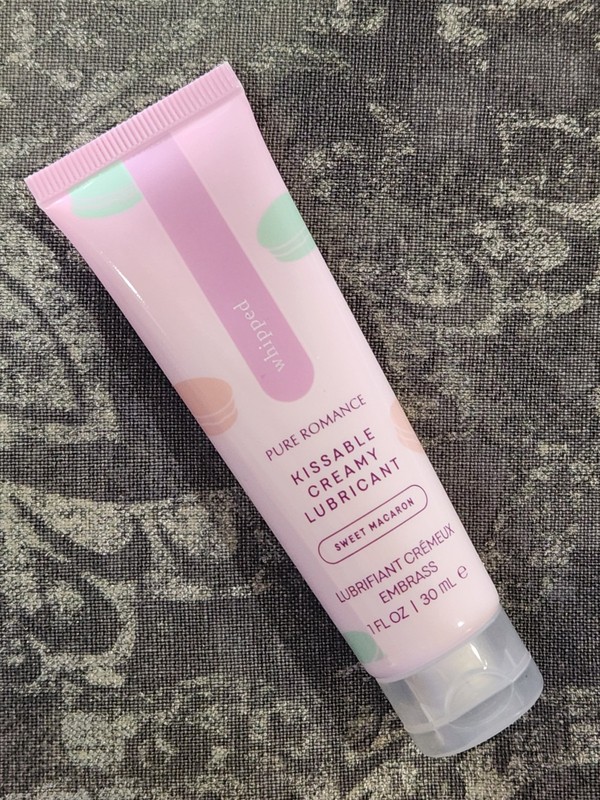 Pure Romance Whipped Kissable Lubricant - Sweet Macaron Delicious! 1 oz Travel