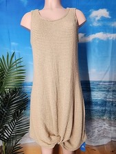 Nwt Cupshe Women's Brown Beige With Texture Swimsuit Cover Up Size Large