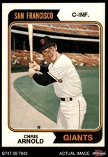 1974 Topps #432 Chris Arnold Giants 5 - EX