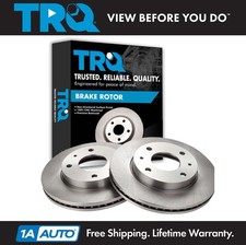 TRQ Front Brake Rotor Pair Set for Hyundai Tiburon Elantra Sonata