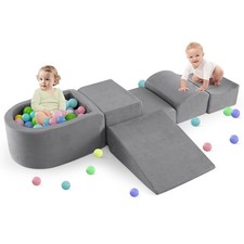 Climbing Toys for Toddlers, Foam Climbing Blocks and Ball Pit for Baby, 5pc K...