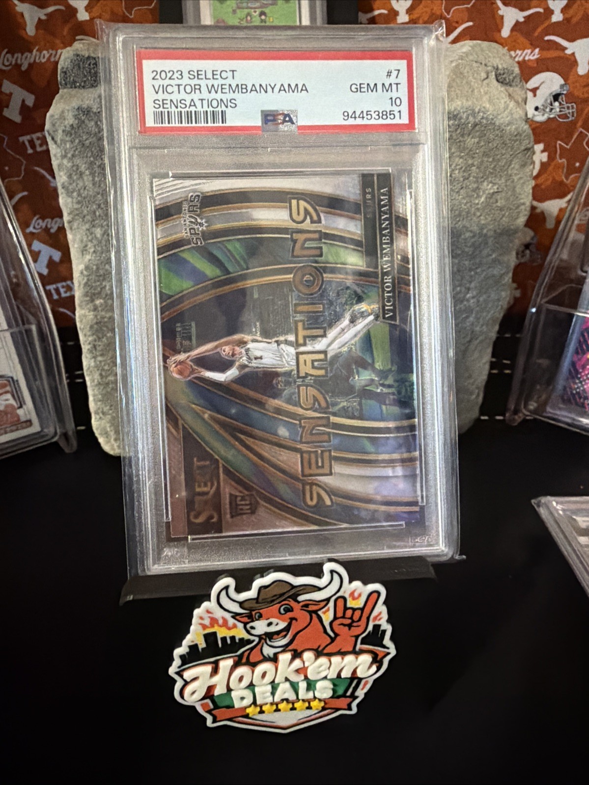 2023-24 Select Victor Wembanyama RC #7 Sensations PSA 10