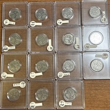 1922-1936 Canada George V Nickel 5 Cents Complete 15 Coin Year Set Includes 1925