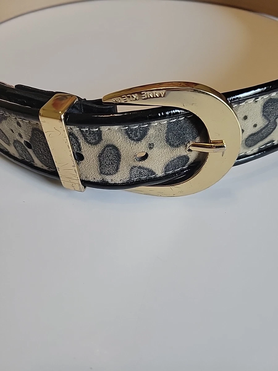 Anne Klein Cow~Hide Leopard Print Leather Belt Anne Klein | Accessories | Anne Klein Cowhide Leopard Print  main image 2