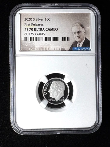 2020 S SILVER roosevelt dime PF70 ULTRA CAMEO FIRST RELEASES