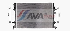 AVA Clever Choice Niedertemperaturkühler Ladeluftkühler VN2415 für VW CADDY 4 6